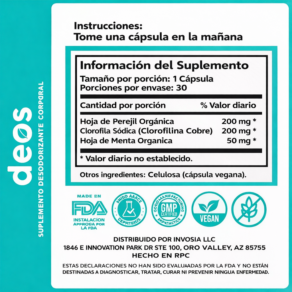 DEOS Body Deodorizing Pro: Sistema Integral de Eliminación de Olores y Frescura Corporal