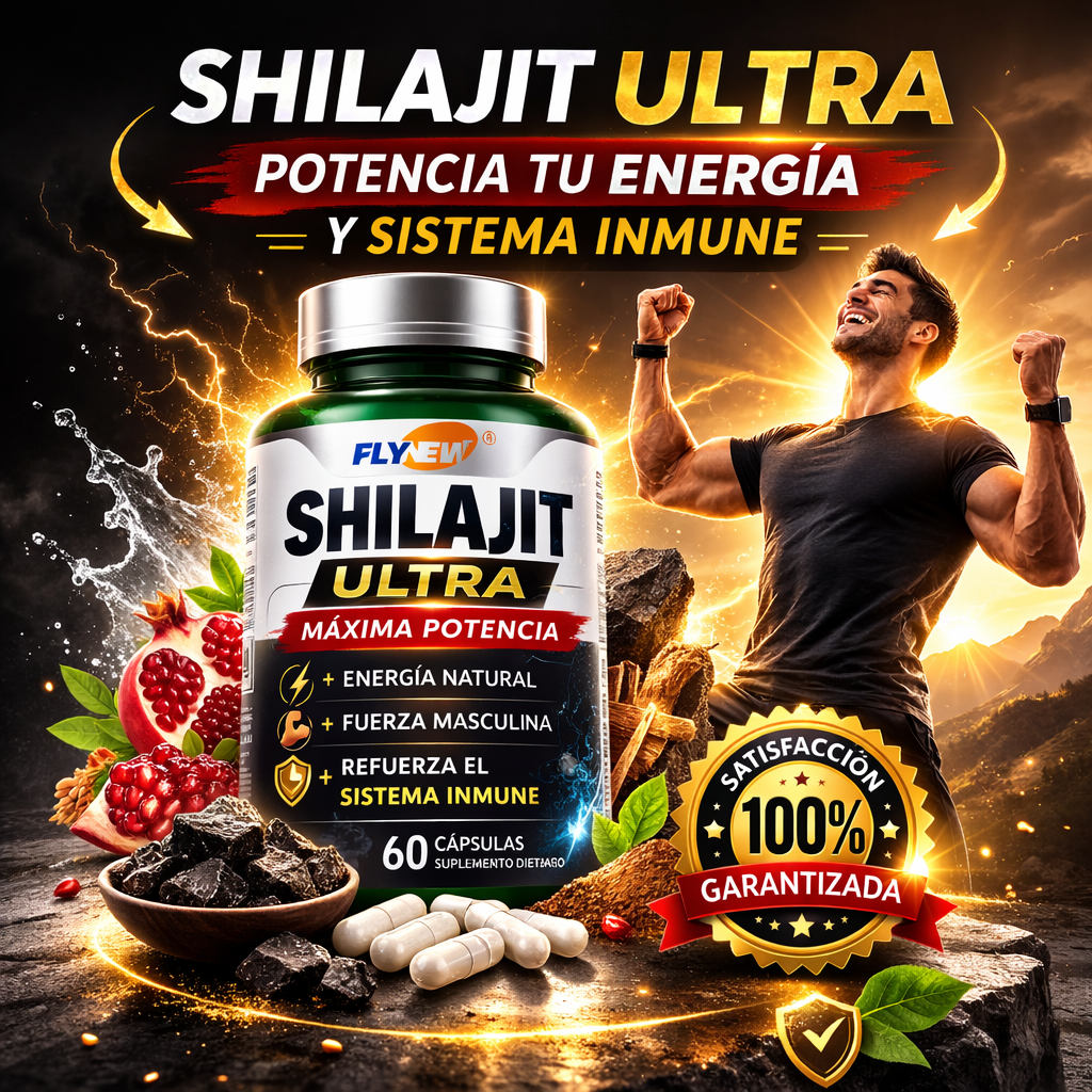 Shilajit Ultra Fly New: Potencia tu rendimiento y vuelve a sentirte en tu mejor versión