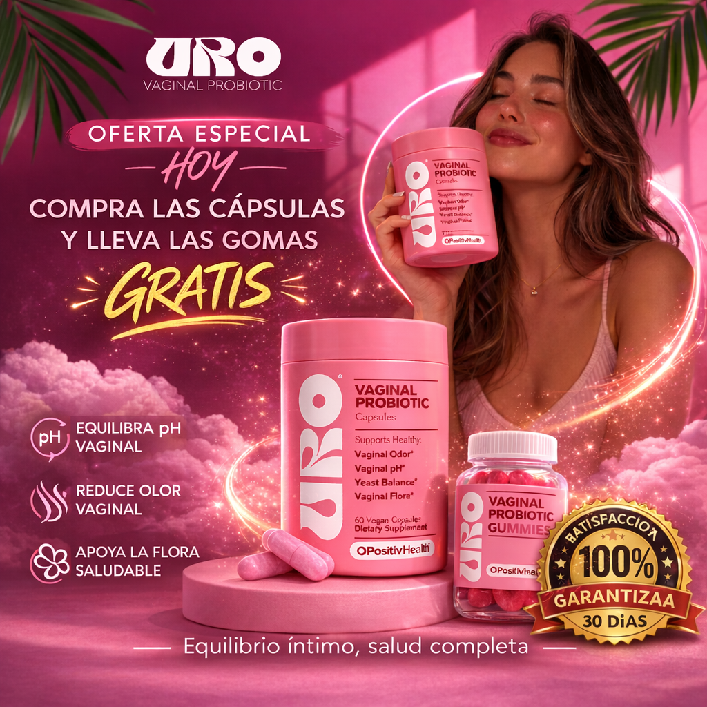 Cápsulas Uro Vaginal Probiotic + Urogummies: Sistema Probiótico Dual de Equilibrio Íntimo Avanzado